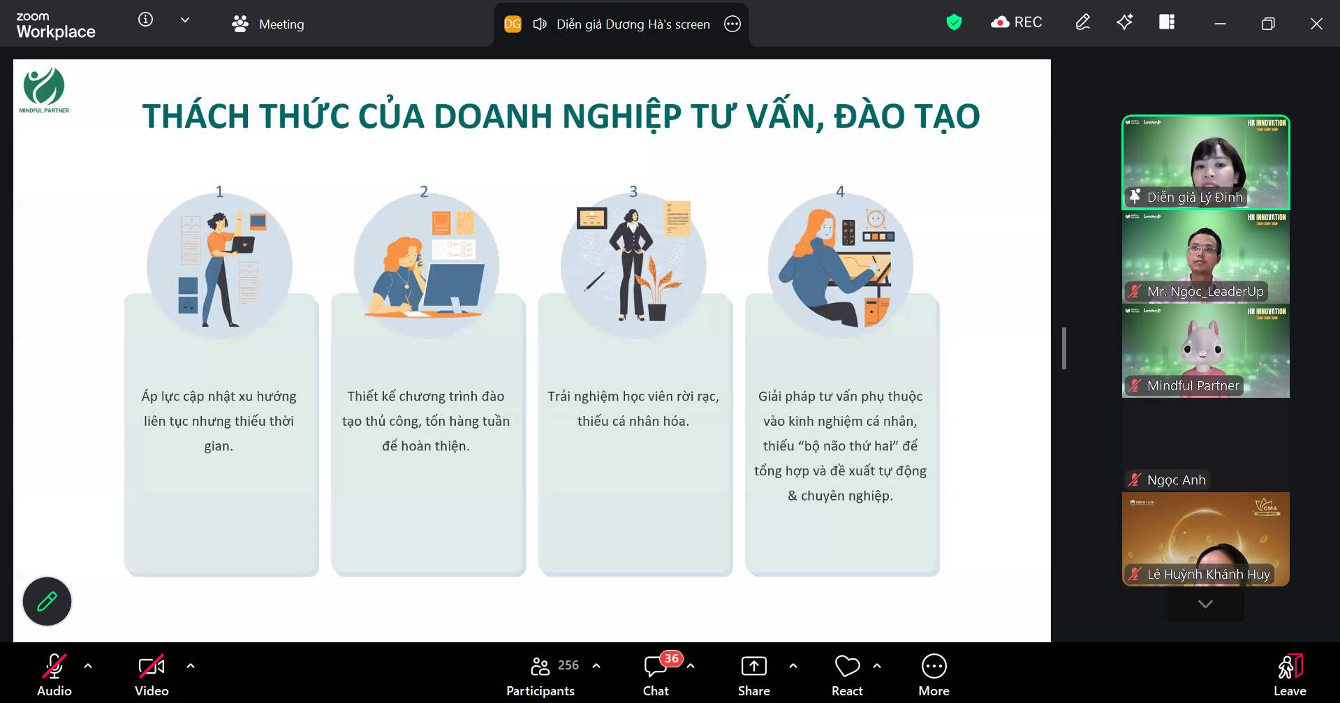 Ứng dụng AI cho HR - Liz Đinh - Thách thức của doanh nghiệp làm tư vấn, đào tạo